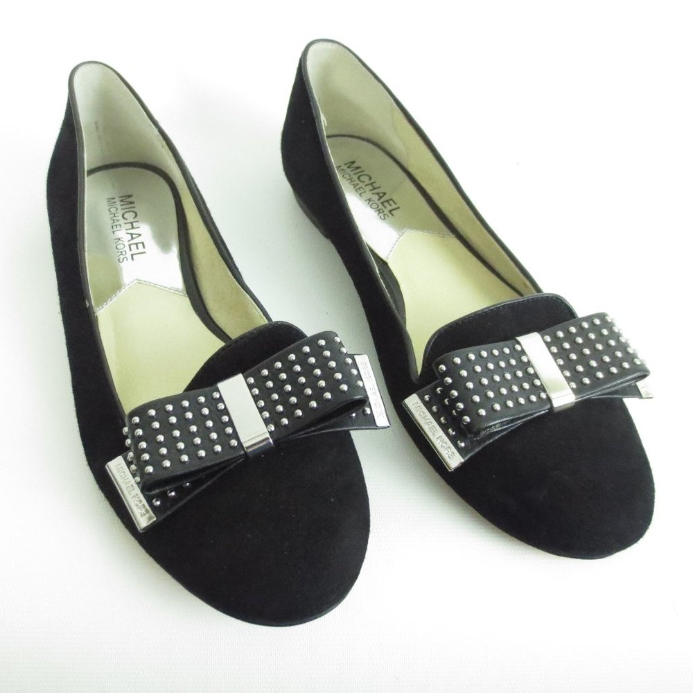 MICHAEL KORS Ballet Bow Flats Shoes A8